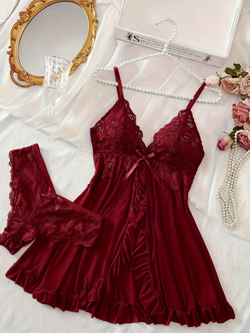 Robe Cami Sexy Col en V Femme